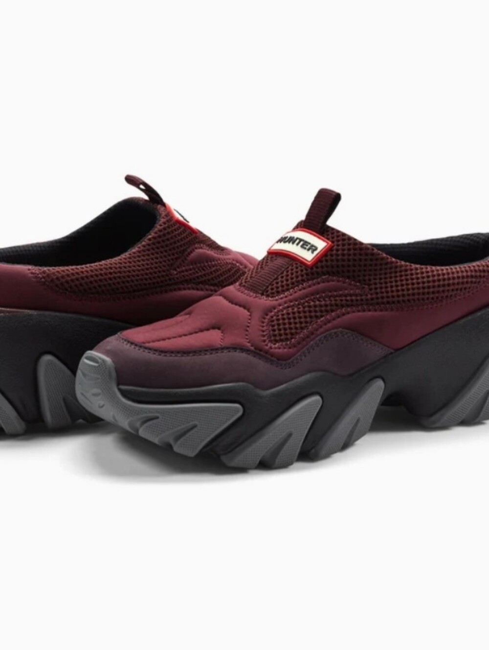 Hunter Darisa Slip-On Casual Shoe- Dark Red